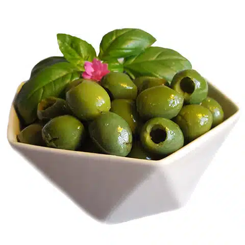 M1. OLIVES NOCELLARA MARINATED (SICILY)